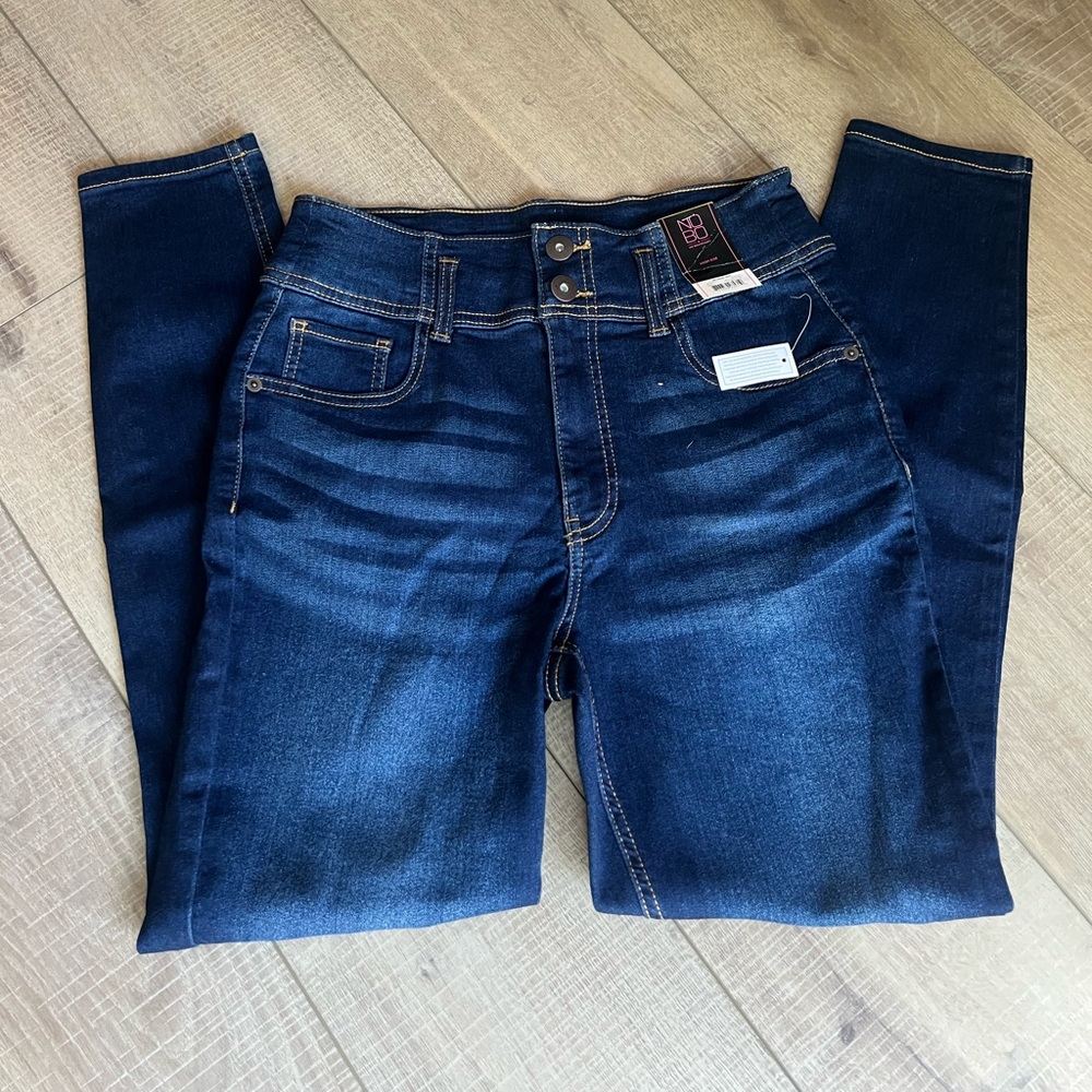 Super high-rise corset jeans